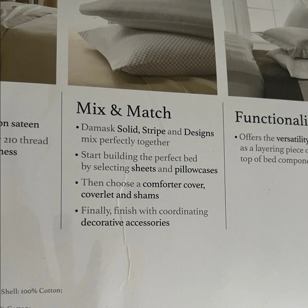 Charter Club Damask Solid White Coverlet Bead Spread Quilt 3pc Set Full/Queen